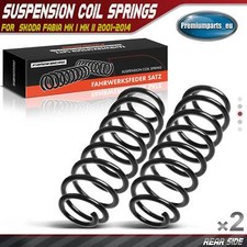 2x New Coil Springs Rear for