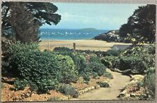 Abersoch The Bay Showing St Tudwals Island Vintage Postcard