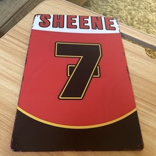 Barry Sheene No 7 Metal Rectangle Sign 30 X 20cms