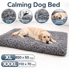 Large Calming Dog Bed Plush