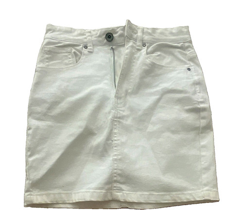 Boohoo white cotton - white, denim