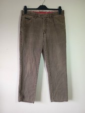 Meyer Chicago Modern Comfort Mens Trousers Chinos Brown 34W x 32L