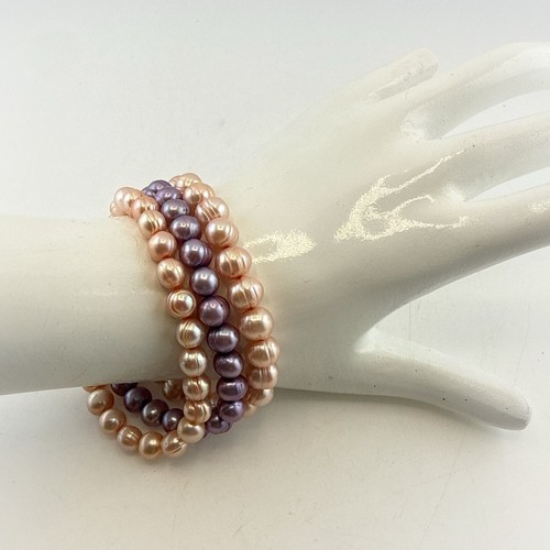 Honora pearl bracelet stretch - pearl,