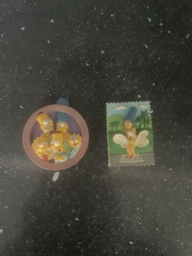 Simpsons fridge magnets 1997 - simpsons,