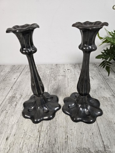 Vintage pair candlesticks - pair, of
