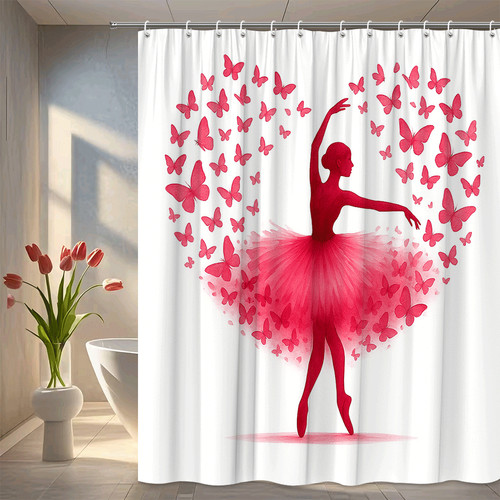 Pink butterfly ballerina - butterfly,