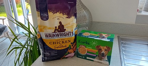 Puppy food new - and, date