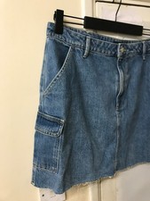 F&F Denim Cargo Mini Skirt