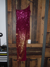 gorgeous ombre sequin one shoulder dress size 8 from VESPER