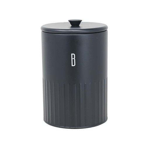 Biscuit tin metal - tin, black