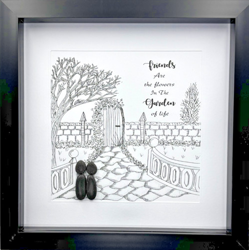 Best friends pebble art - friends,