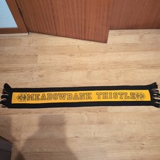 Vintage Rare Meadowbank Thistle Football Club Scottish Scarf 1980s