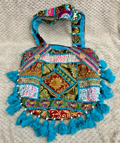 Indian embroidered patchwork - embroidered,