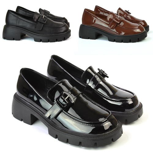 Womens chunky sole loafers - womens,