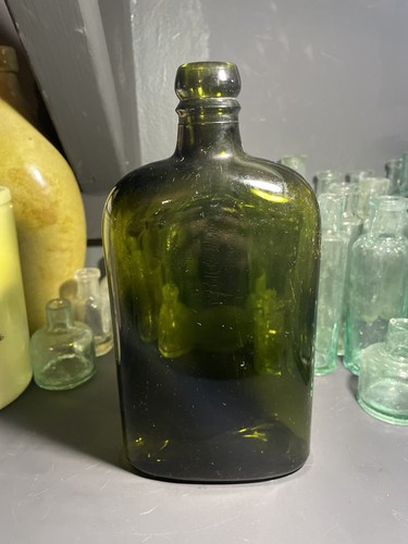 Antique vintage olive green - antique,
