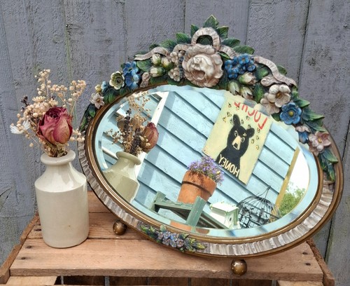 Antique 1920 barbola floral - antique,