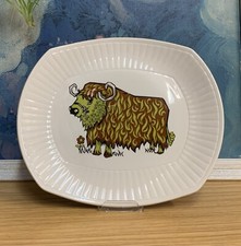 MCM 1979s English Ironstone Pottery Collectable Beefeater Plate Platter