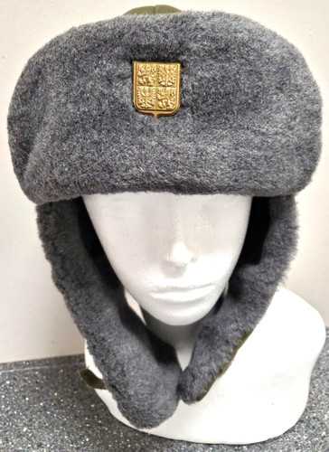 Czech army ushanka winter - army,