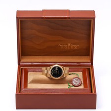 Rolex Day-Date Oysterquartz 19018 with 36mm 18ct Yellow Gold case and Black d...