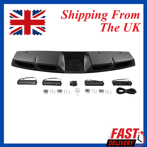 Gloss black front light - front,