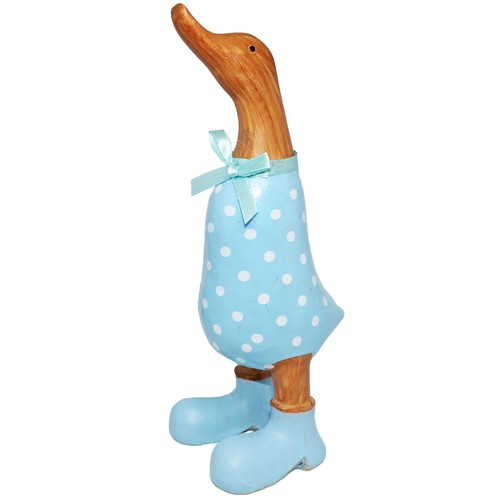 Polka dot duck - duck, ornament