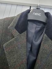 Tagg Riding Jacket. Tweed Green With Navy Trim 30 Inch