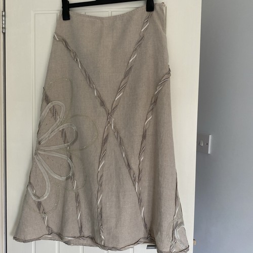 Per una long linen - long, skirt