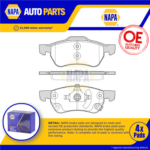 Brake pads set - set, nbp1684