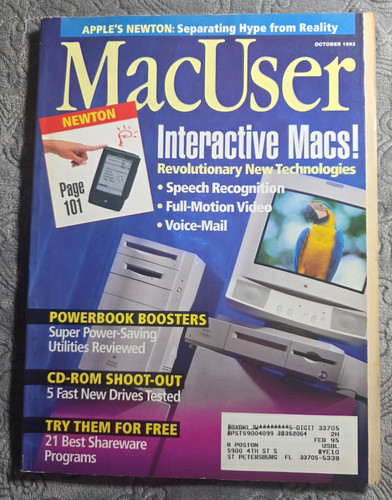 Macuser magazine october 1993 - magazine,