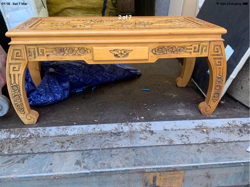 Chinese carved teak furniture - chinese,