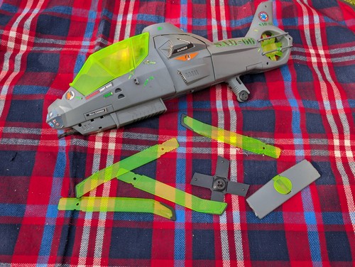 Hasbro action man - action, heligun