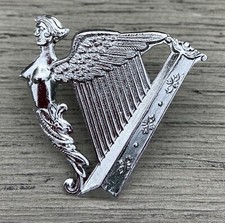 Irish/Celtic Harp Pin Badge