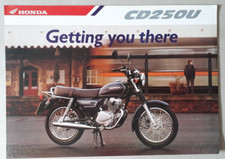 Honda CD250U Brochure / Leaflet 1989