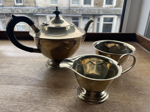 Piece set epns brass silver - 3,