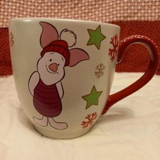 Disney Store Exclusive Piglet Winnie The Pooh large christmas mug