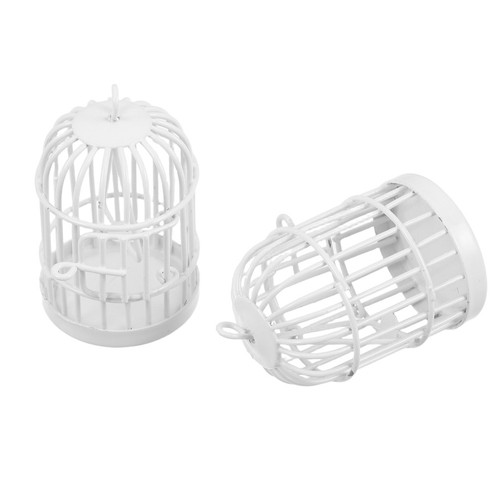 White sturdy metal miniature - white,