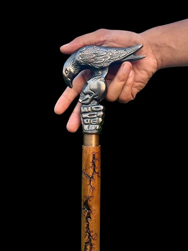 Raven brass handle - raven,