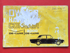 1967 FORD CORSAIR OWNERS HANDBOOK MANUAL - Corsair 2000 DL, V4 DL, Estate