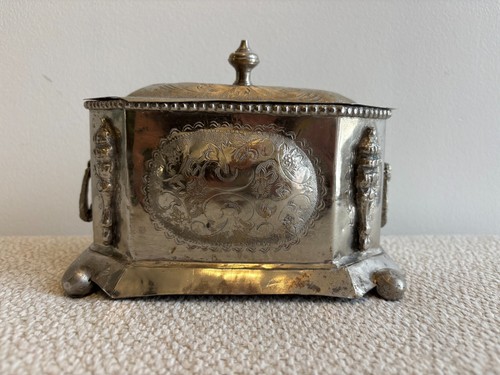 Large antique silver plated - antique,