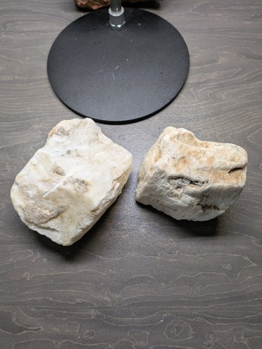 Natural white gypsum rough - white,