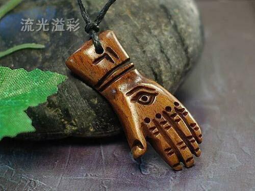 Great carved brown palm - great, god