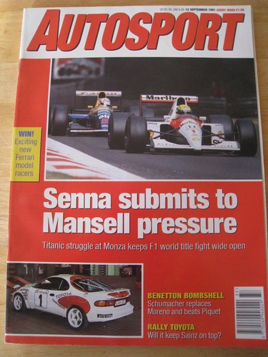 Autosport magazine sep 1991 - autosport,