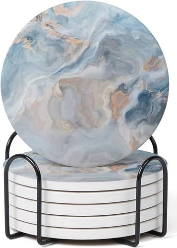 Set marble style ceramic - 6,
