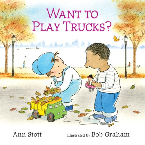 Want play trucks - want,