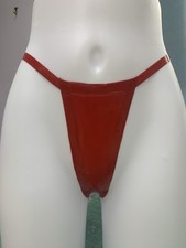 Gorgeous Latex Rubber fetish wear lingerie Micro Thong size 12 RRP £37