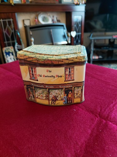1900s vintage sweet tin - vintage, rusty