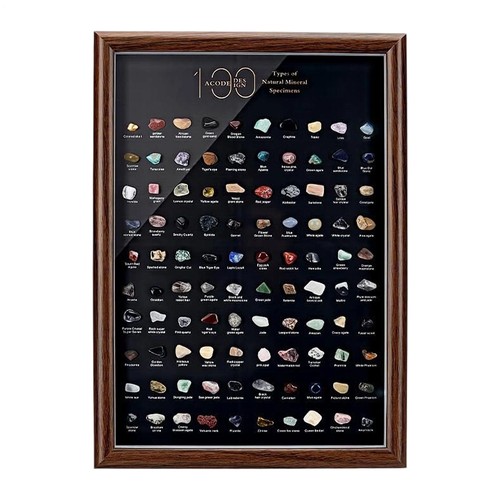 100 kinds mineral specimens - 100,