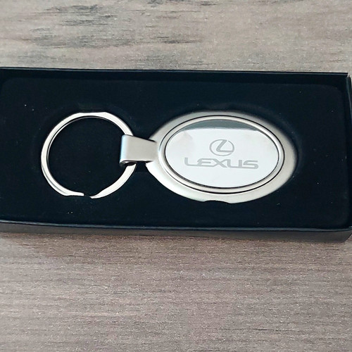 Lexus logo oval metal - metal, keychain