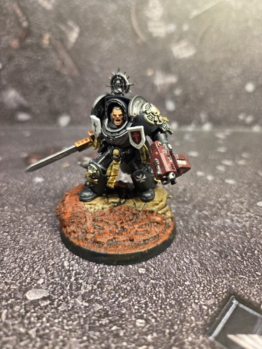 Black templars painted - black,