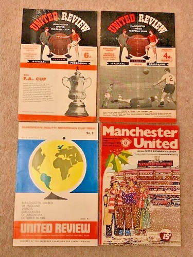 Man utd football programmes 4 - utd,